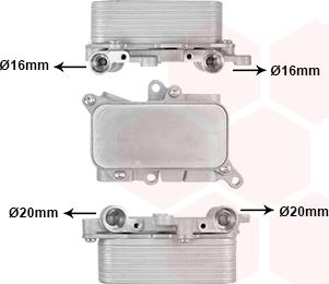 Van Wezel 03013719 - Eļļas radiators, Automātiskā pārnesumkārba www.autospares.lv