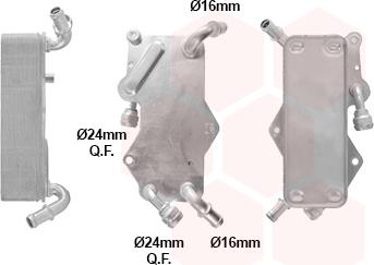 Van Wezel 03013727 - Eļļas radiators, Automātiskā pārnesumkārba www.autospares.lv