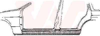 Van Wezel 1876104 - Foot Board, door sill www.autospares.lv