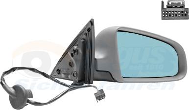 Van Wezel 0318808 - Outside Mirror www.autospares.lv