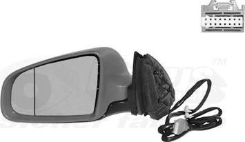 Van Wezel 0325817 - Outside Mirror www.autospares.lv