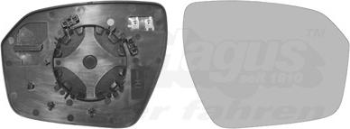 Van Wezel 0251838 - Spoguļstikls, Ārējais atpakaļskata spogulis www.autospares.lv