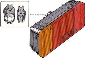 Van Wezel 1650925 - Aizmugurējais lukturis www.autospares.lv