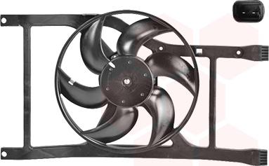 Van Wezel 1604746 - Ventilators, Motora dzesēšanas sistēma www.autospares.lv