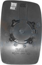 Van Wezel 1612838 - Spoguļstikls, Ārējais atpakaļskata spogulis www.autospares.lv