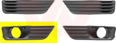 Van Wezel 1863594 - Ventilation Grille, bumper www.autospares.lv