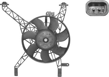 Van Wezel 1807747 - Ventilators, Motora dzesēšanas sistēma www.autospares.lv