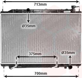 Van Wezel 13002295 - Radiators, Motora dzesēšanas sistēma www.autospares.lv