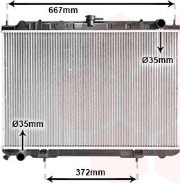 Van Wezel 13002241 - Radiators, Motora dzesēšanas sistēma autospares.lv