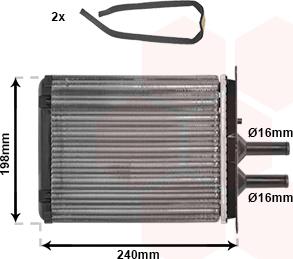 Van Wezel 17006193 - Siltummainis, Salona apsilde www.autospares.lv