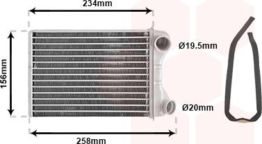 Van Wezel 17006242 - Siltummainis, Salona apsilde www.autospares.lv