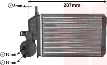 Van Wezel 17006259 - Siltummainis, Salona apsilde www.autospares.lv