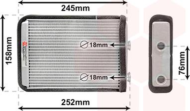 Van Wezel 17006220 - Siltummainis, Salona apsilde www.autospares.lv