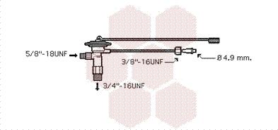 Van Wezel 17001307 - Izplešanās vārsts, Gaisa kond. sistēma www.autospares.lv