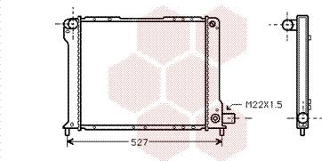 Van Wezel 17002080 - Radiators, Motora dzesēšanas sistēma www.autospares.lv