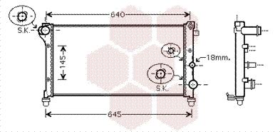 Van Wezel 17002362 - Radiators, Motora dzesēšanas sistēma www.autospares.lv