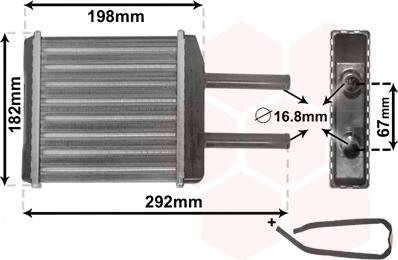 Van Wezel 81006024 - Siltummainis, Salona apsilde www.autospares.lv