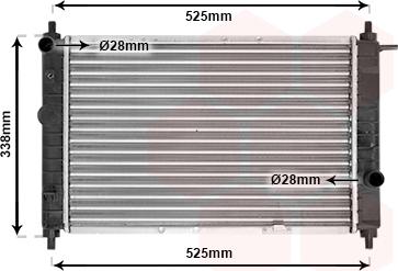 Van Wezel 81002007 - Radiators, Motora dzesēšanas sistēma www.autospares.lv