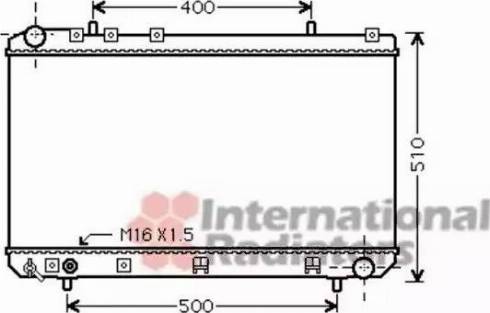 Van Wezel 81002086 - Radiators, Motora dzesēšanas sistēma autospares.lv