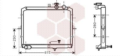 Van Wezel 83002033 - Radiators, Motora dzesēšanas sistēma www.autospares.lv