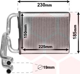 Van Wezel 82006313 - Siltummainis, Salona apsilde www.autospares.lv