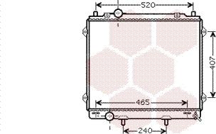 Van Wezel 82002162 - Radiators, Motora dzesēšanas sistēma www.autospares.lv