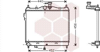 Van Wezel 82002101 - Radiators, Motora dzesēšanas sistēma www.autospares.lv