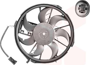 Van Wezel 3045746 - Ventilators, Motora dzesēšanas sistēma www.autospares.lv