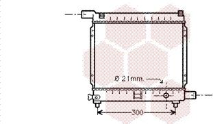 Van Wezel 30002179 - Радиатор, охлаждение двигателя www.autospares.lv