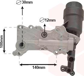 Van Wezel 30013703 - Eļļas radiators, Motoreļļa www.autospares.lv