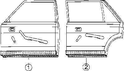 Van Wezel 30 03 76 - Durvju apdare www.autospares.lv