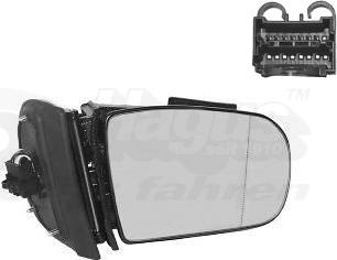 Van Wezel 3029816 - Outside Mirror www.autospares.lv