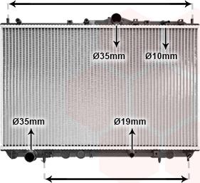 Van Wezel 32002116 - Radiators, Motora dzesēšanas sistēma www.autospares.lv