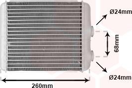 Van Wezel 37006259 - Siltummainis, Salona apsilde www.autospares.lv