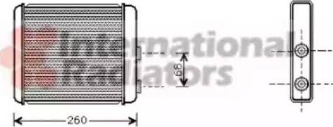 Van Wezel 37006260 - Siltummainis, Salona apsilde www.autospares.lv