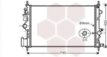 Van Wezel 37002468 - Radiators, Motora dzesēšanas sistēma www.autospares.lv