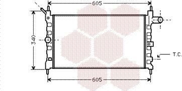 Van Wezel 37002022 - Radiators, Motora dzesēšanas sistēma www.autospares.lv