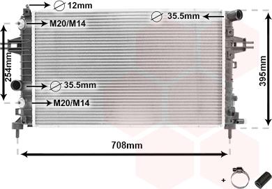 Van Wezel 37002362 - Radiators, Motora dzesēšanas sistēma www.autospares.lv