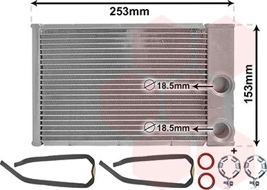 Van Wezel 37016702 - Siltummainis, Salona apsilde www.autospares.lv