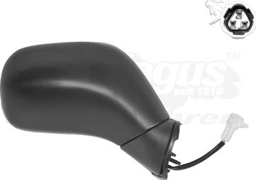 Van Wezel 3701806 - Ārējais atpakaļskata spogulis www.autospares.lv