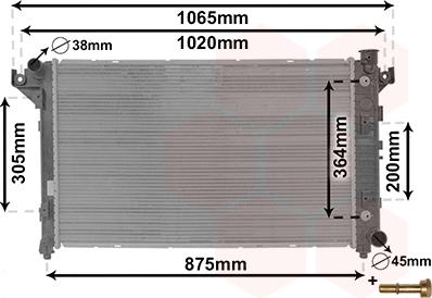 Van Wezel 20012701 - Radiators, Motora dzesēšanas sistēma www.autospares.lv