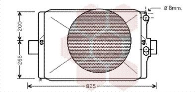 Van Wezel 28002024 - Radiators, Motora dzesēšanas sistēma www.autospares.lv