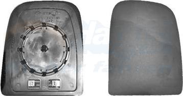 Van Wezel 2815868 - Spoguļstikls, Ārējais atpakaļskata spogulis www.autospares.lv