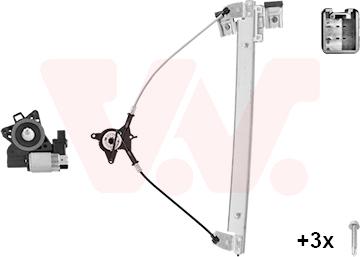 Van Wezel 2740263 - Stikla pacelšanas mehānisms www.autospares.lv