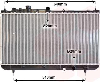 Van Wezel 27002153 - Radiators, Motora dzesēšanas sistēma www.autospares.lv