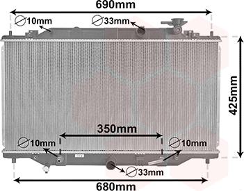 Van Wezel 27002292 - Radiators, Motora dzesēšanas sistēma www.autospares.lv