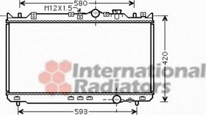 Van Wezel 27002201 - Radiators, Motora dzesēšanas sistēma www.autospares.lv