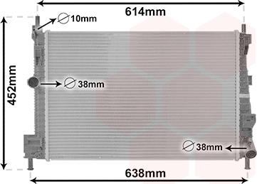 Van Wezel 27012707 - Radiators, Motora dzesēšanas sistēma www.autospares.lv