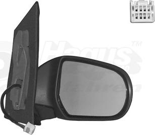 Van Wezel 2771808 - Ārējais atpakaļskata spogulis www.autospares.lv