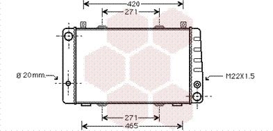 Van Wezel 76002009 - Radiators, Motora dzesēšanas sistēma www.autospares.lv